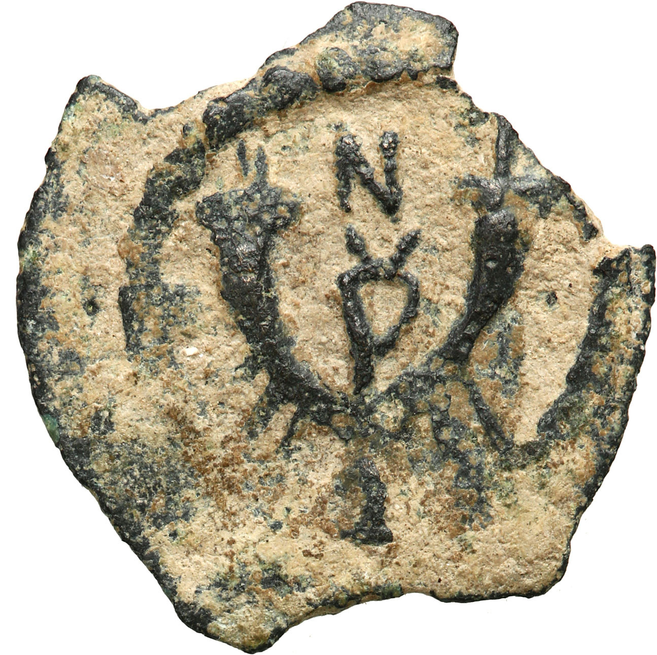 Judaea, Prutah,  Herod Archelaus 4 r. p.n.e. - 6 n.e., Jerozolima